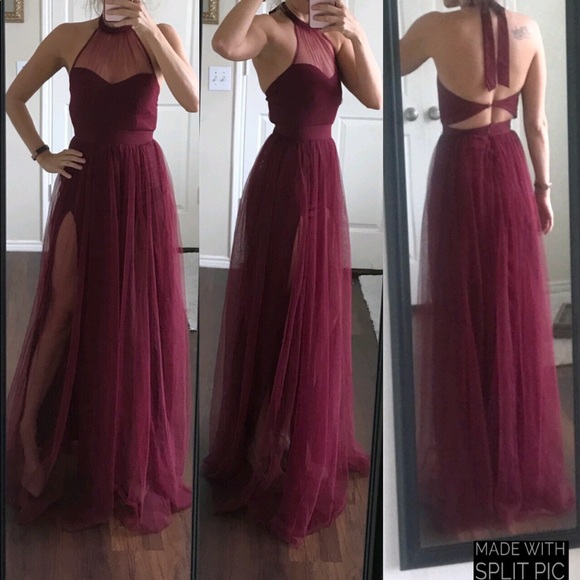 Fashion Nova Dresses & Skirts - NWT Fashion Nova maroon burgundy red formal dress